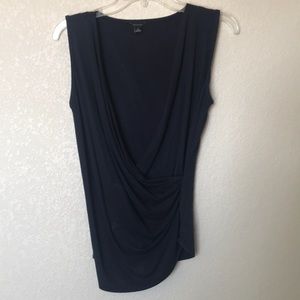 Ann Taylor faux wrap tank